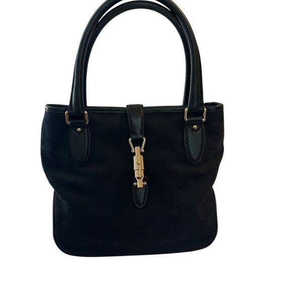 Gucci Black Women's Jackie Bag with piston lock - Picture 7 of 16